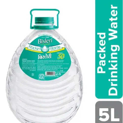 Bisleri 5 Litre Mineral Water Bottle Can